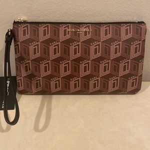 NWT Karl Lagerfeld Wristlet